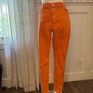 Michael Kors Izzy Skinny -Size 12 Tangerine